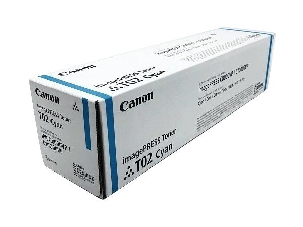 Genuine Canon 8530B001AA TONER T02 CYAN