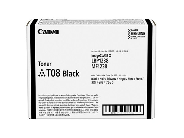 Genuine Canon 3010C005AA TONER T08 BLACK